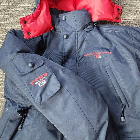 Vintage Y2K FUBU Down Feather Puffer Jacket Coat (L) - Picture 8 of 10